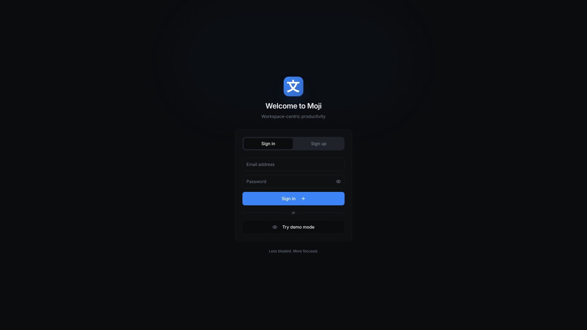 Moji - Workspace Productivity screenshot