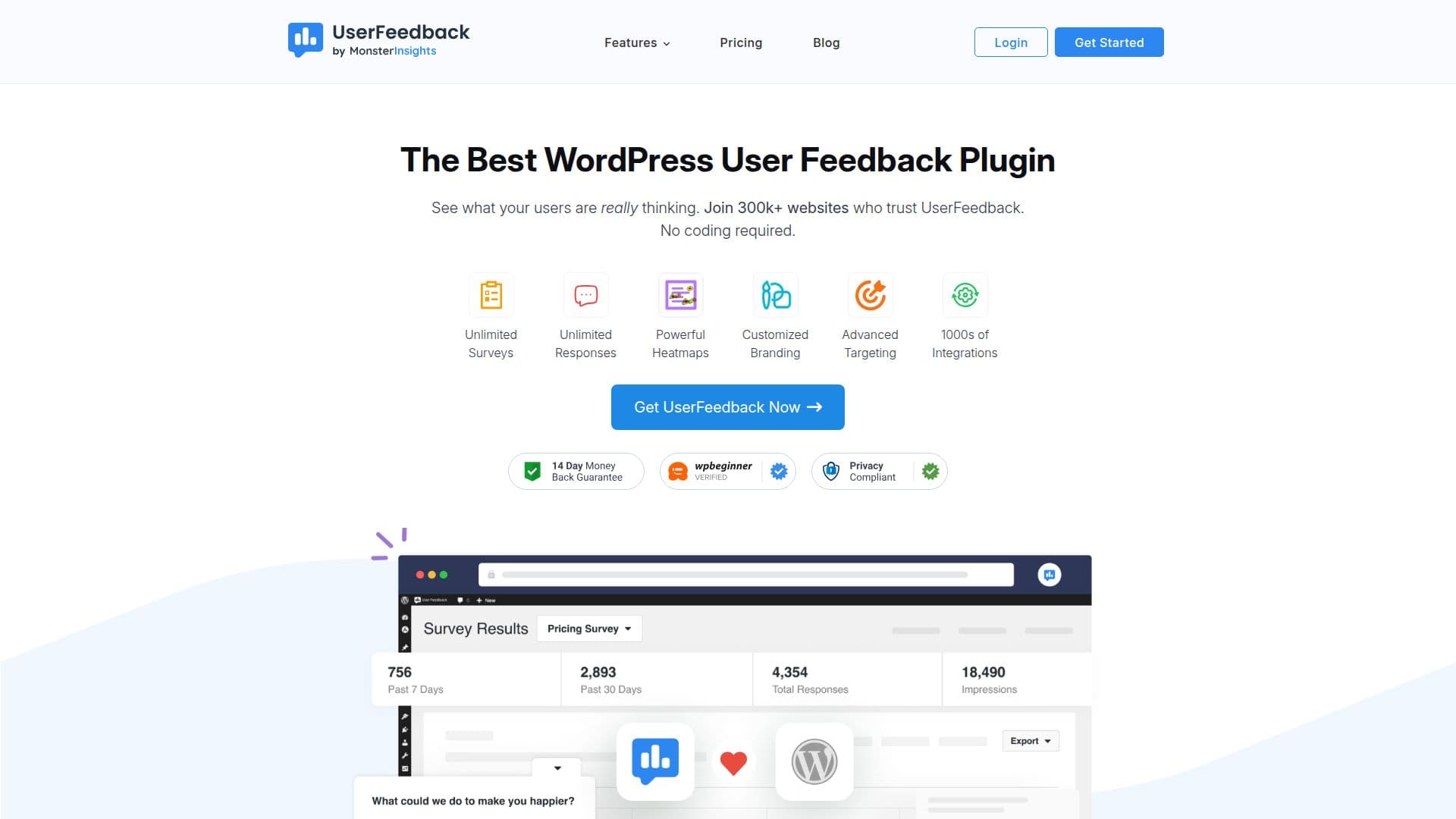 UserFeedback screenshot