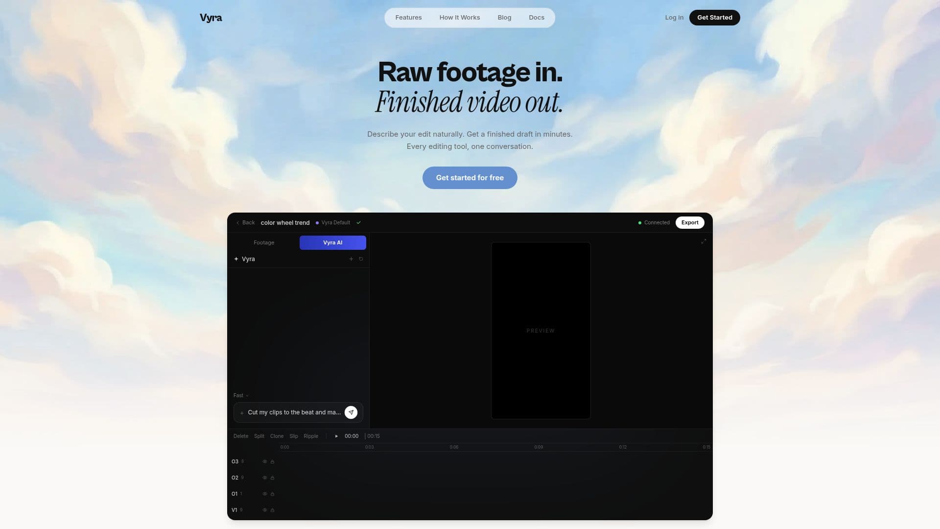 Vyra - Editor de Video AI screenshot