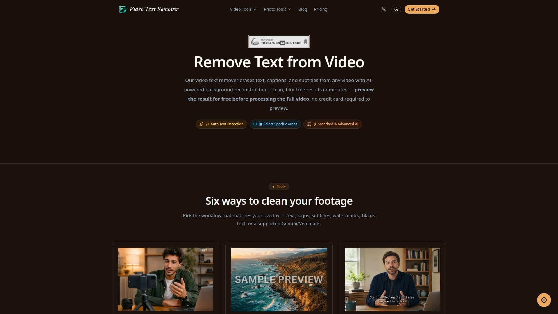 Capture d’écran de Supprimeur de Texte Vidéo