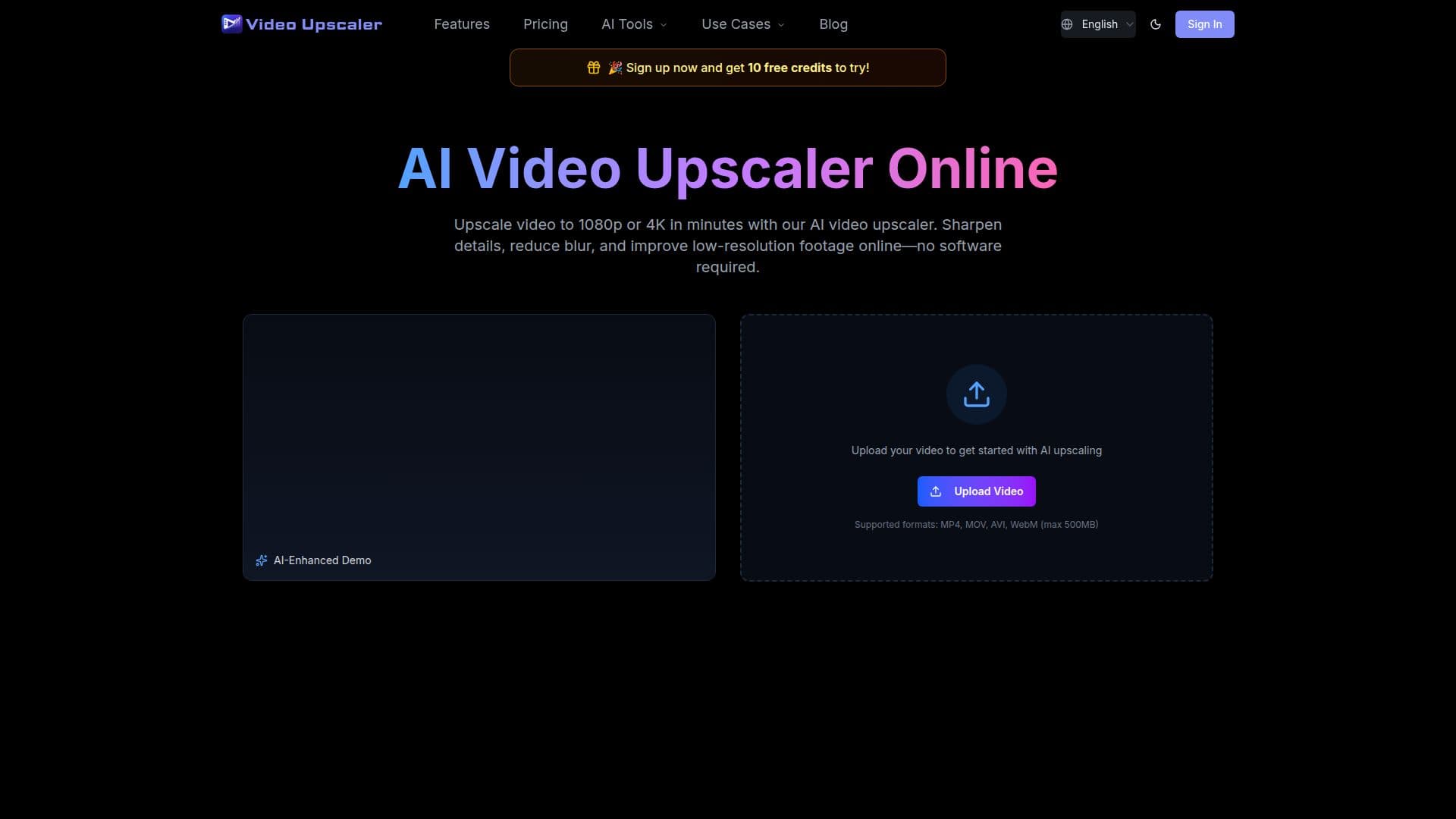 VideoUpscale screenshot