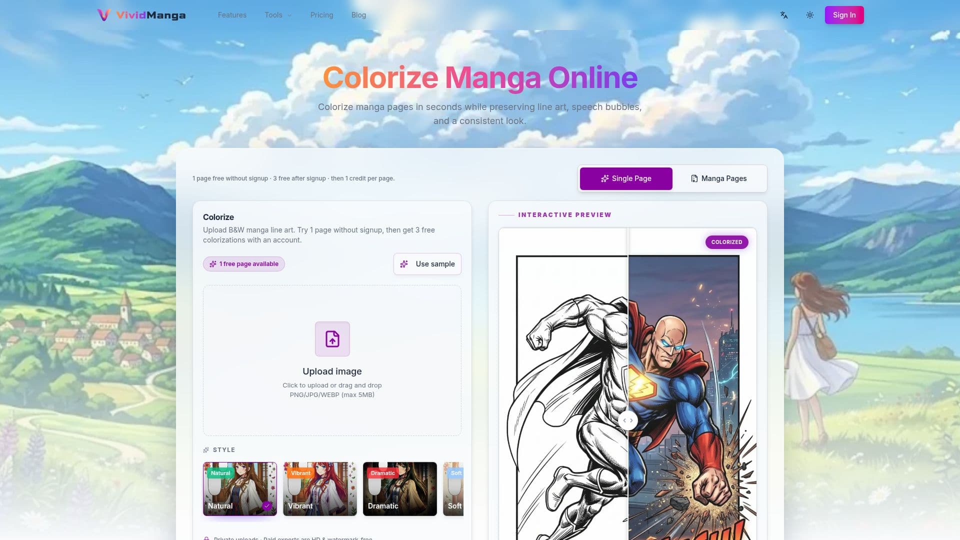 لقطة شاشة لـ VividManga