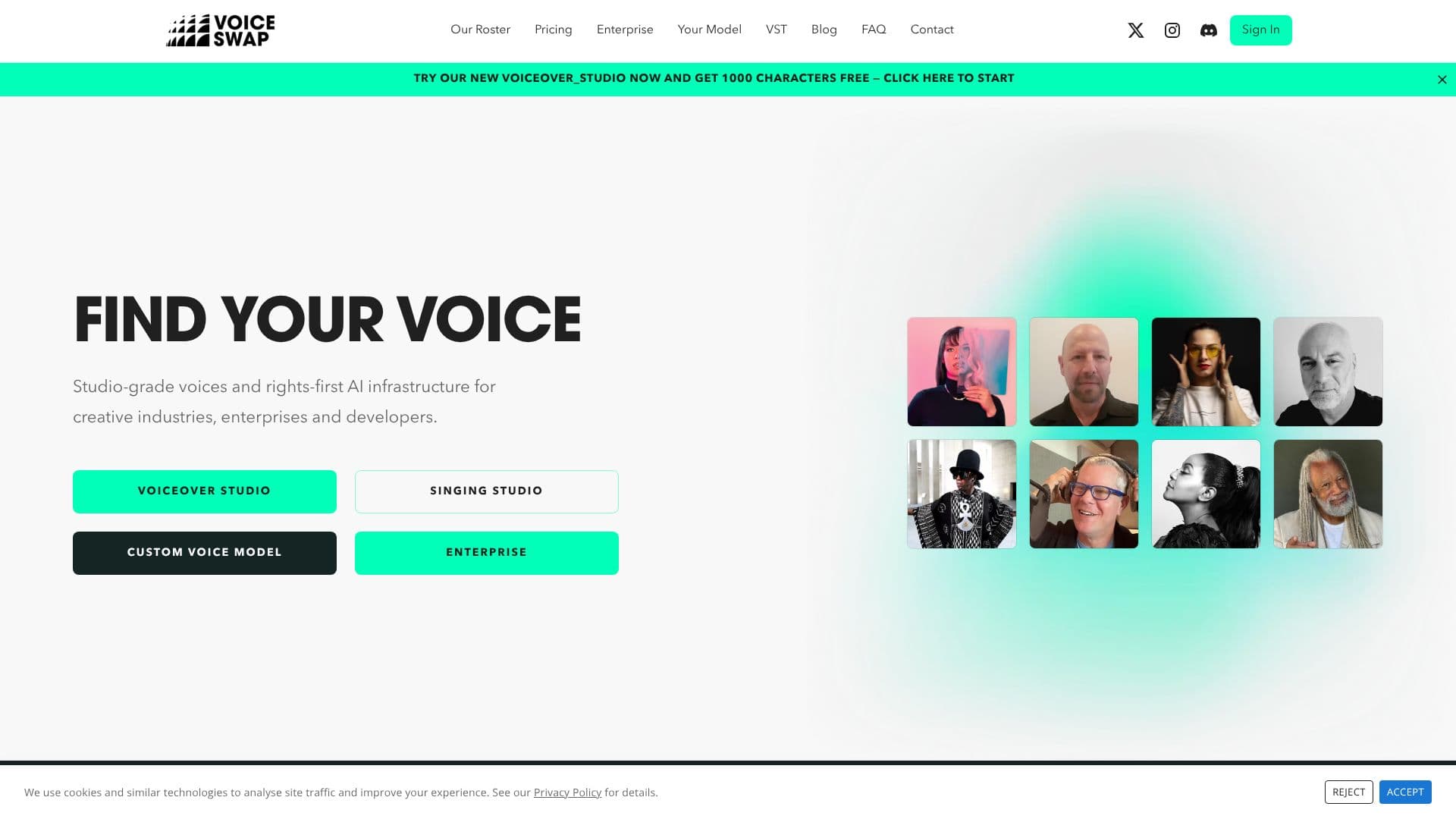 Tangkapan layar Voice-Swap AI Voice Transformation