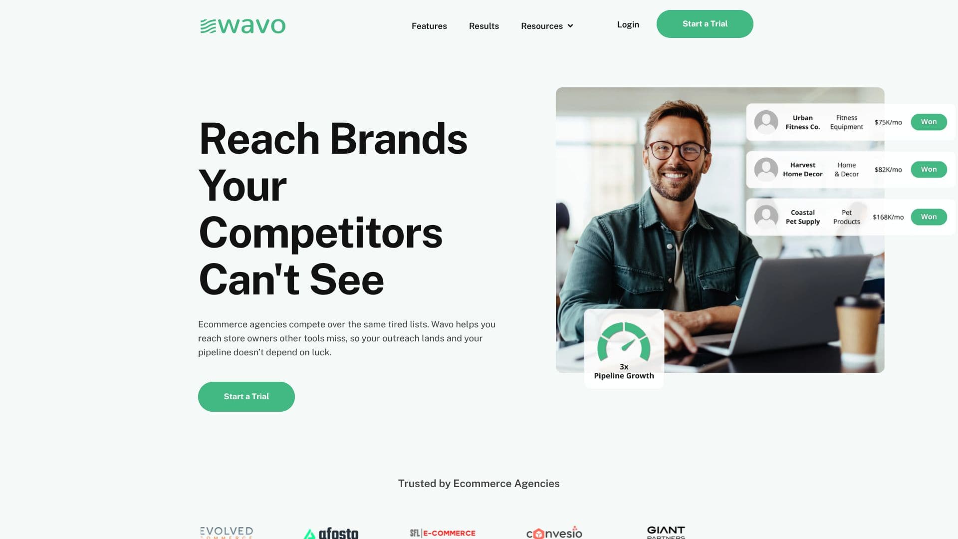Скриншот Wavo.co