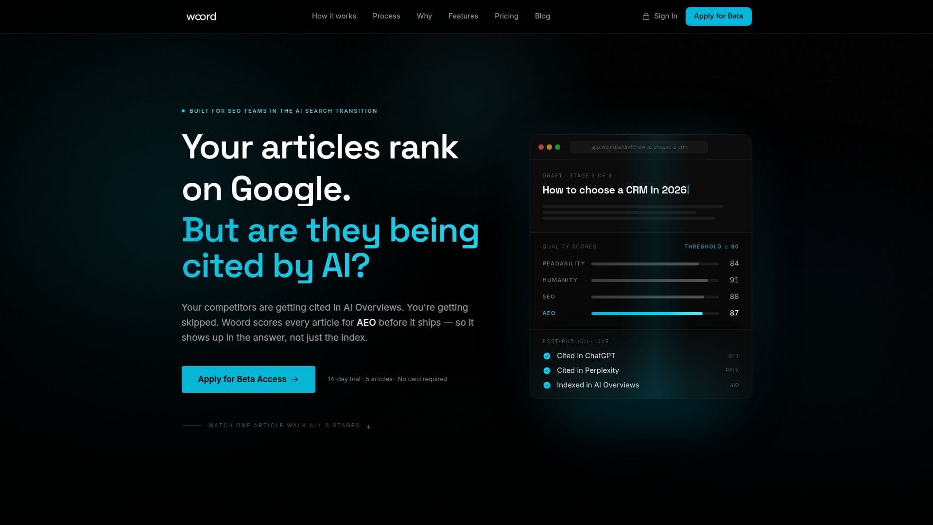 Woord screenshot