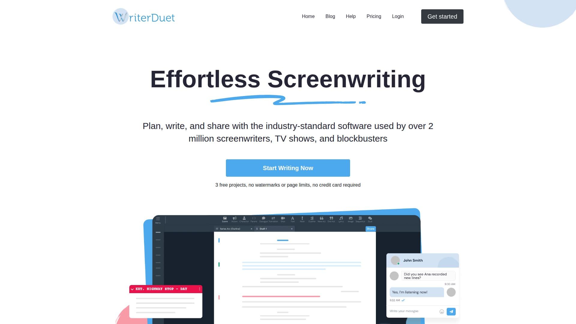 WriterDuet 截图