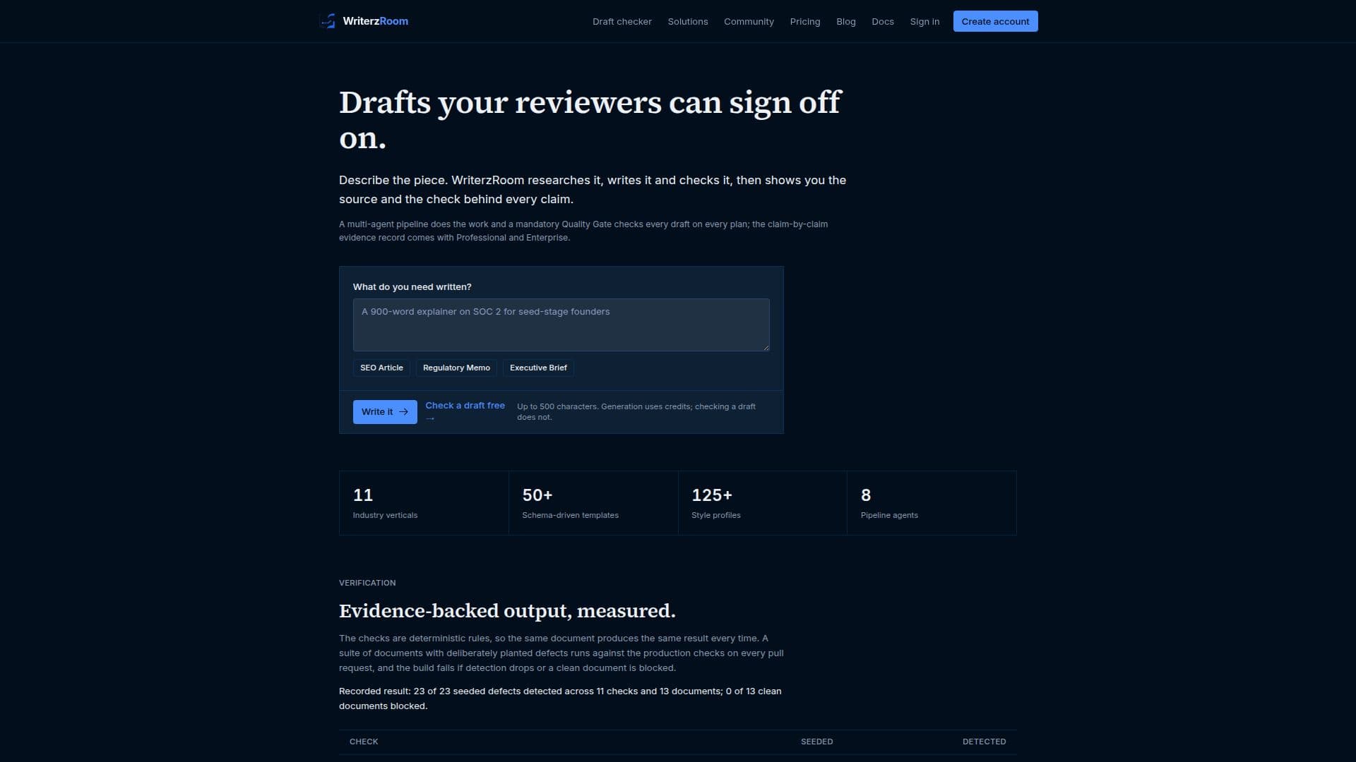 WriterzRoom screenshot