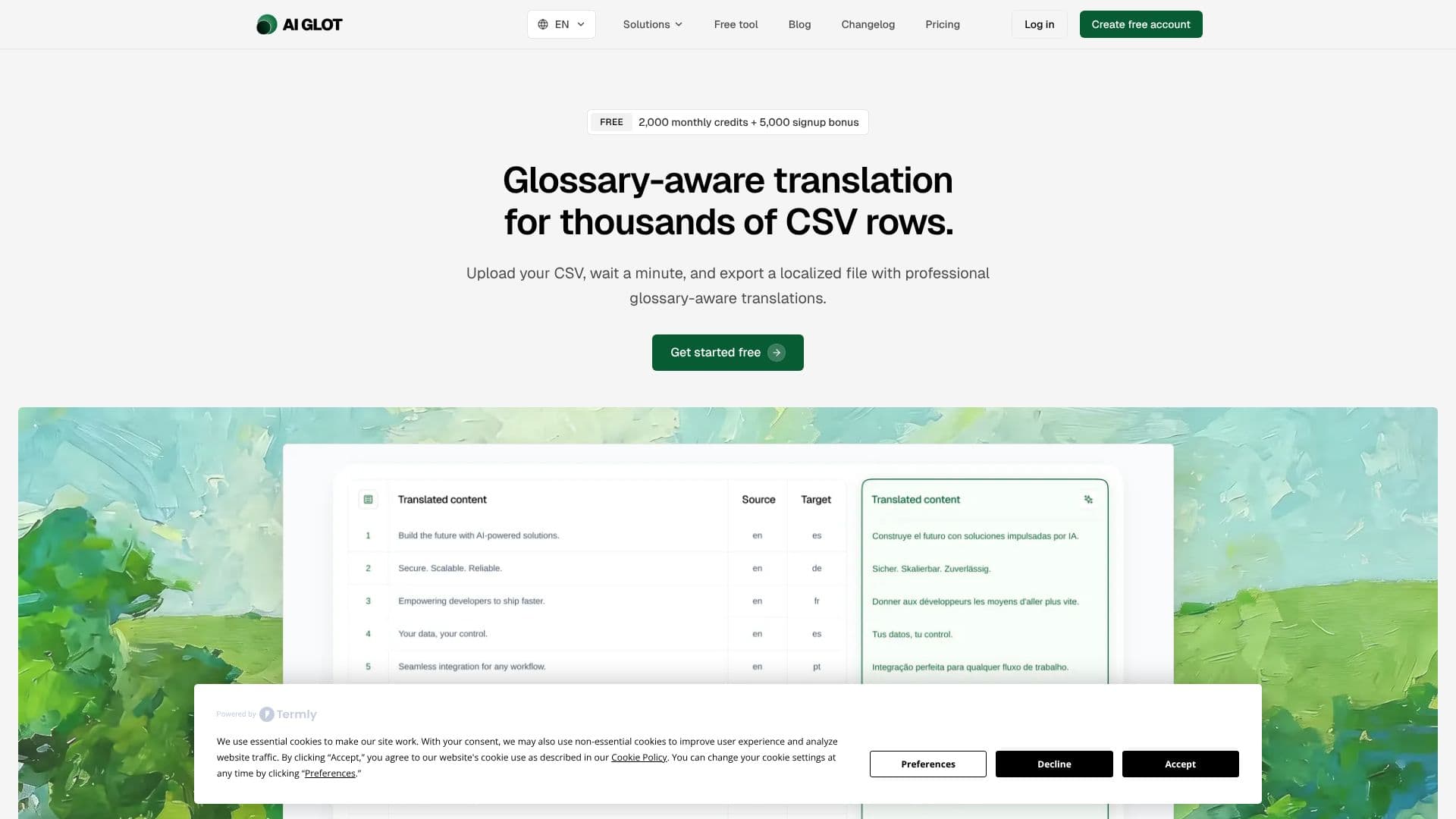 AI Glot 스크린샷