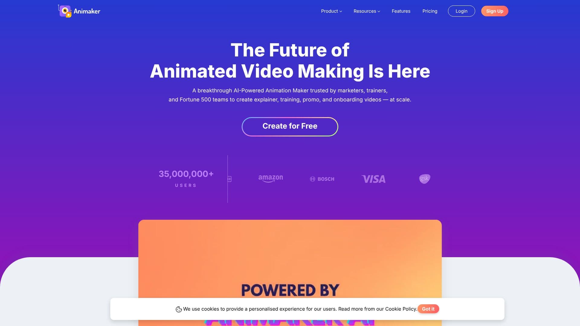 Animaker AI 动画制作器 截图