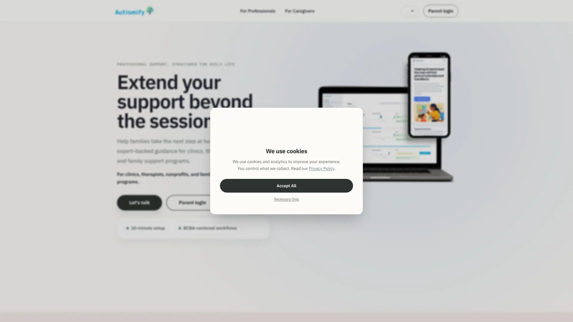 Autismify — Clinical Copilot screenshot