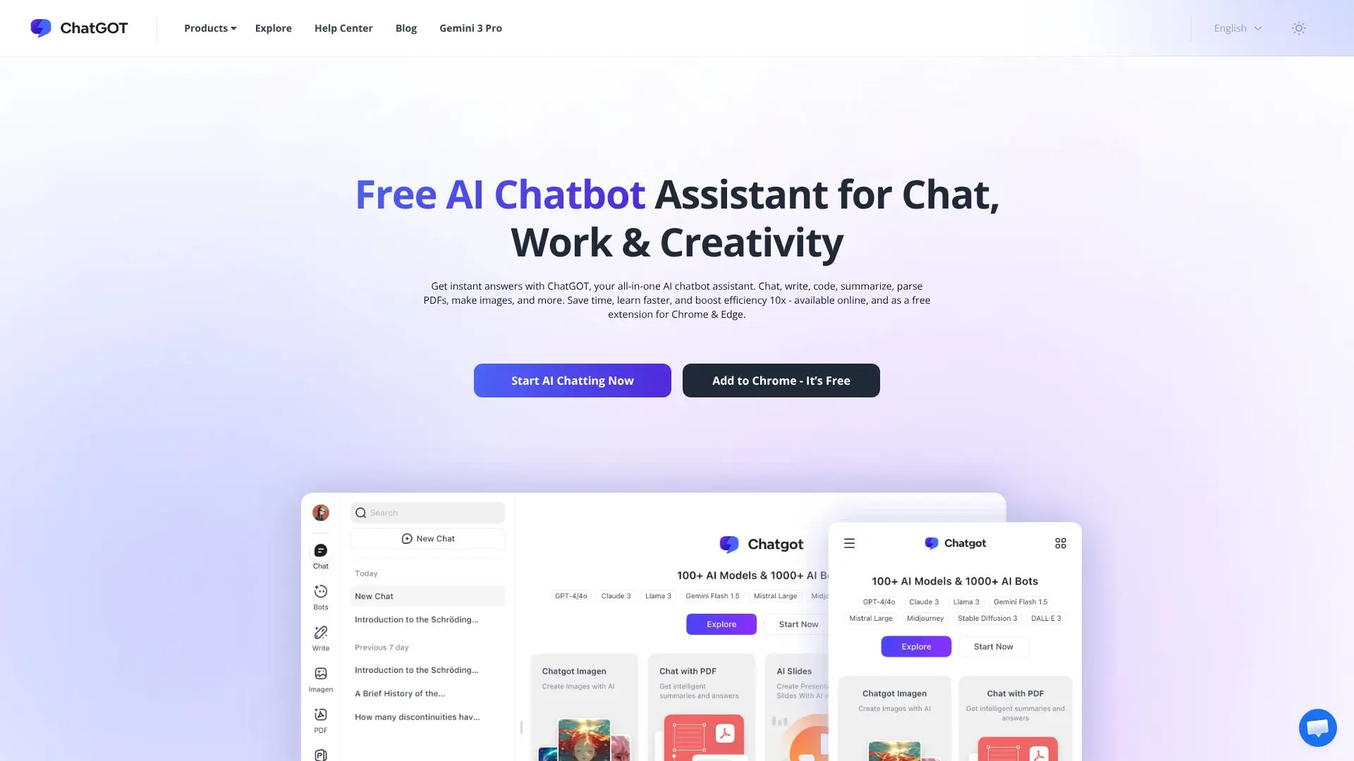 ChatGOT screenshot