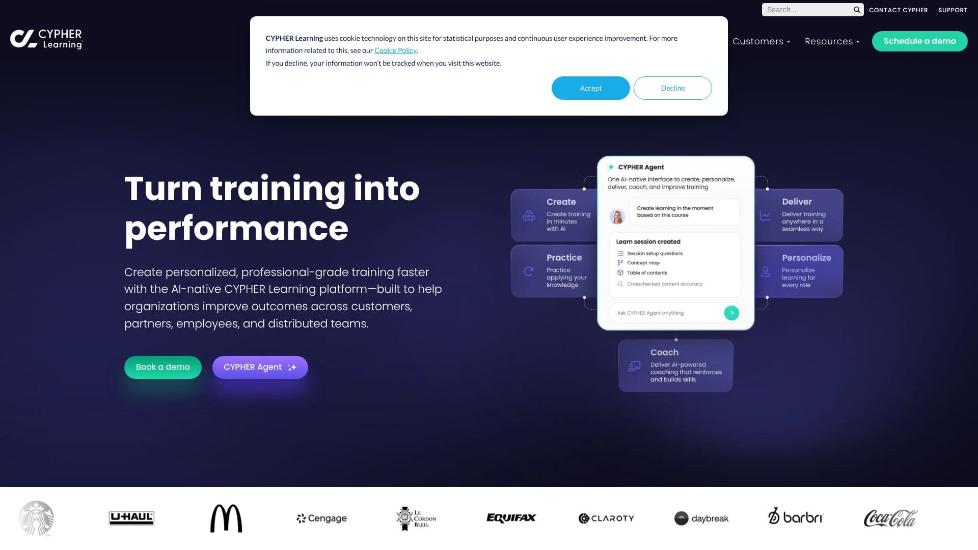 CYPHER Learning screenshot