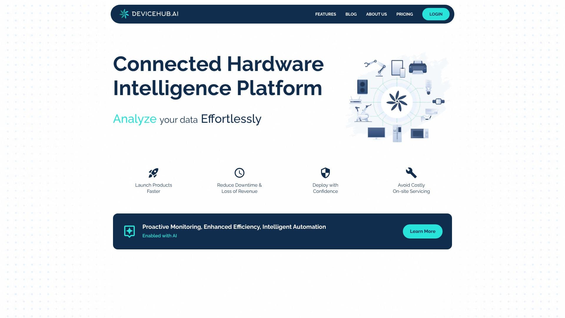 لقطة شاشة لـ DeviceHub - منصة إنترنت الأشياء