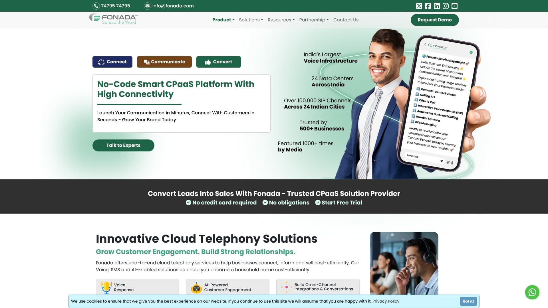 Fonada screenshot