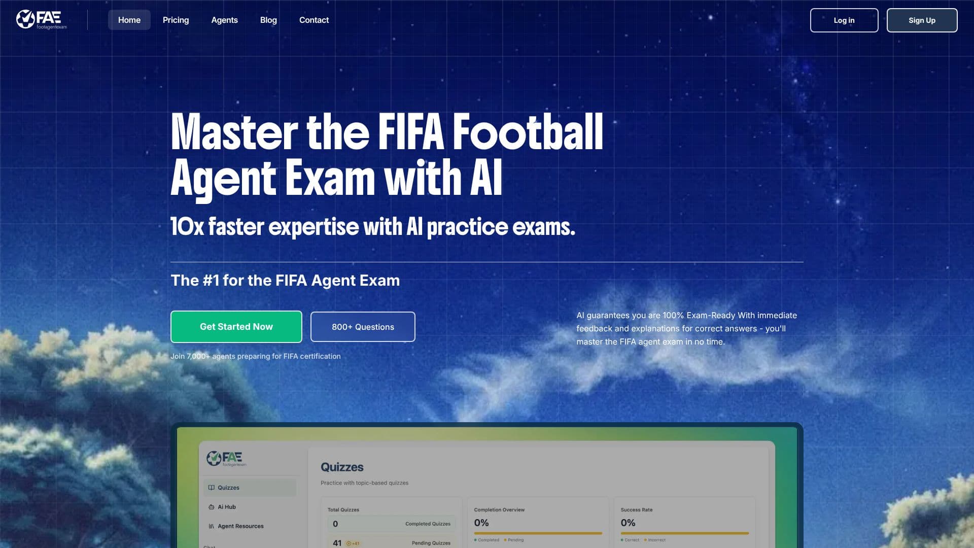 Capture d’écran de Préparation à l'examen d'agent de football de la FIFA