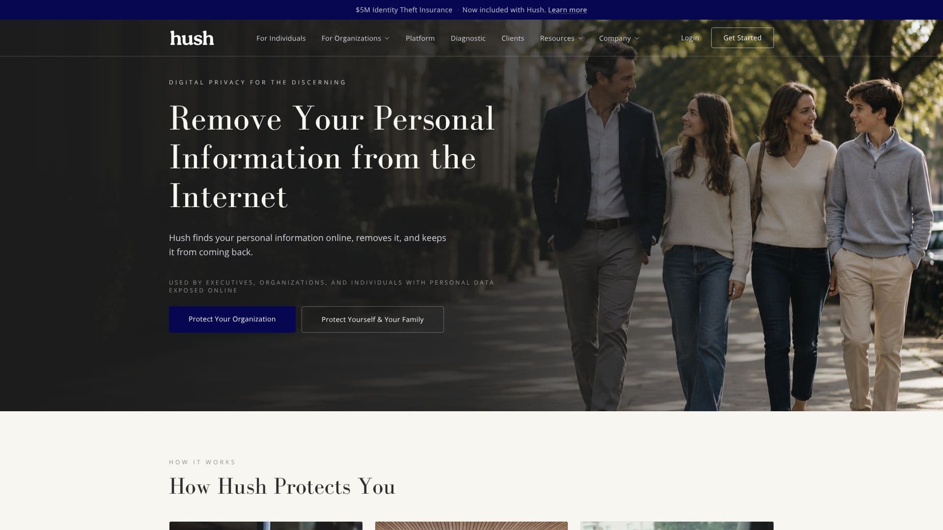 Hush Data Removal screenshot