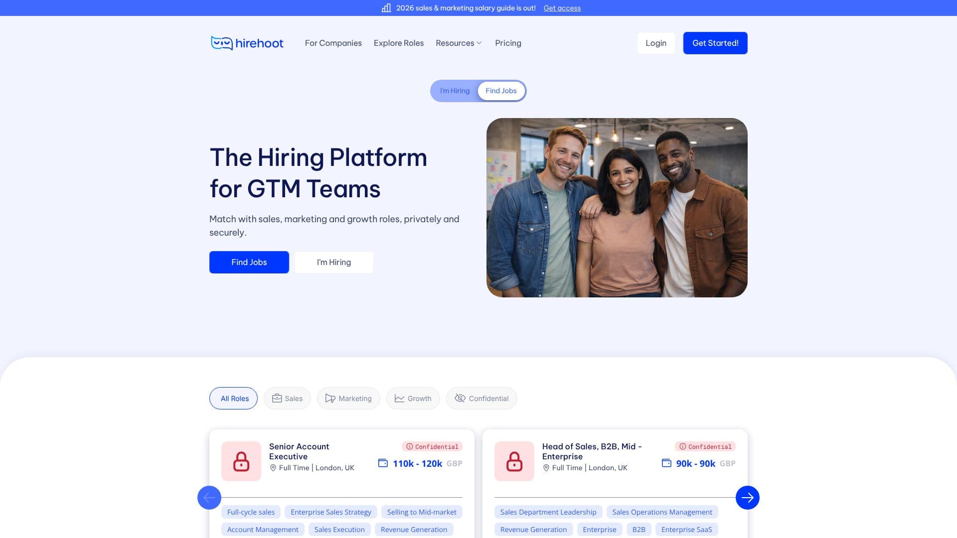 Capture d’écran de Recherche d'emploi privée Hirehoot