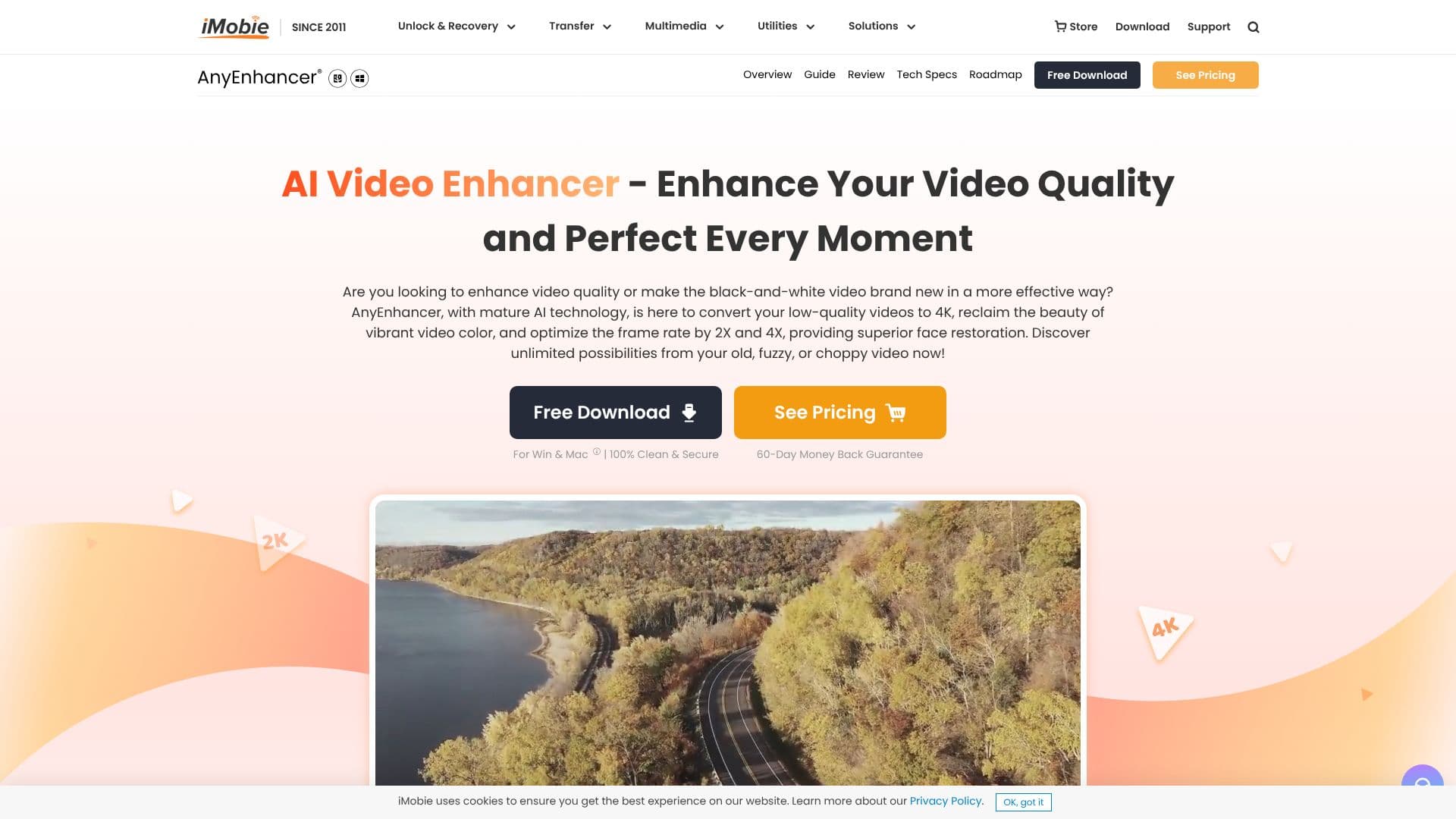 Capture d’écran de AnyEnhancer AI Video Enhancer
