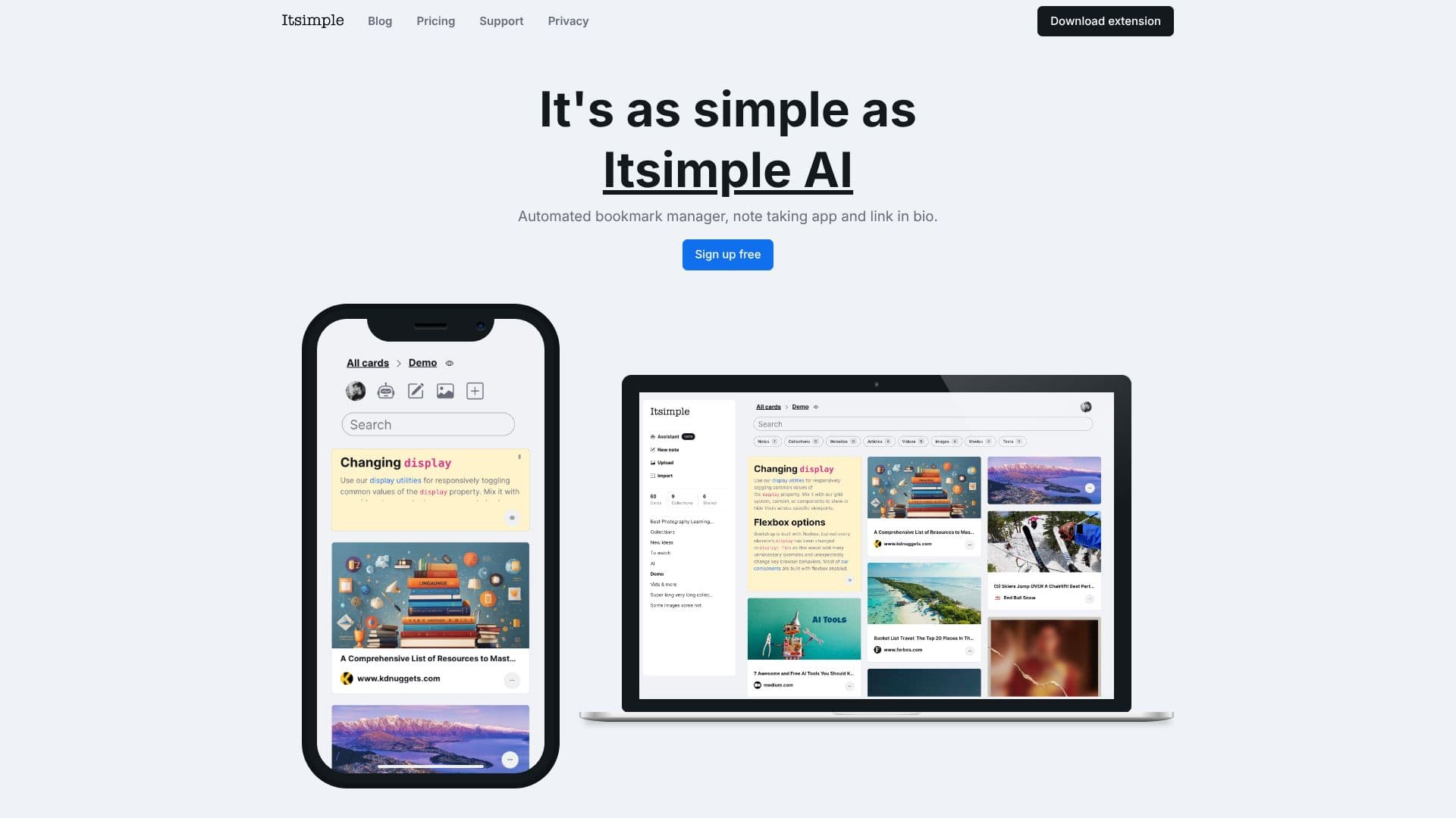 Itsimple AI のスクリーンショット