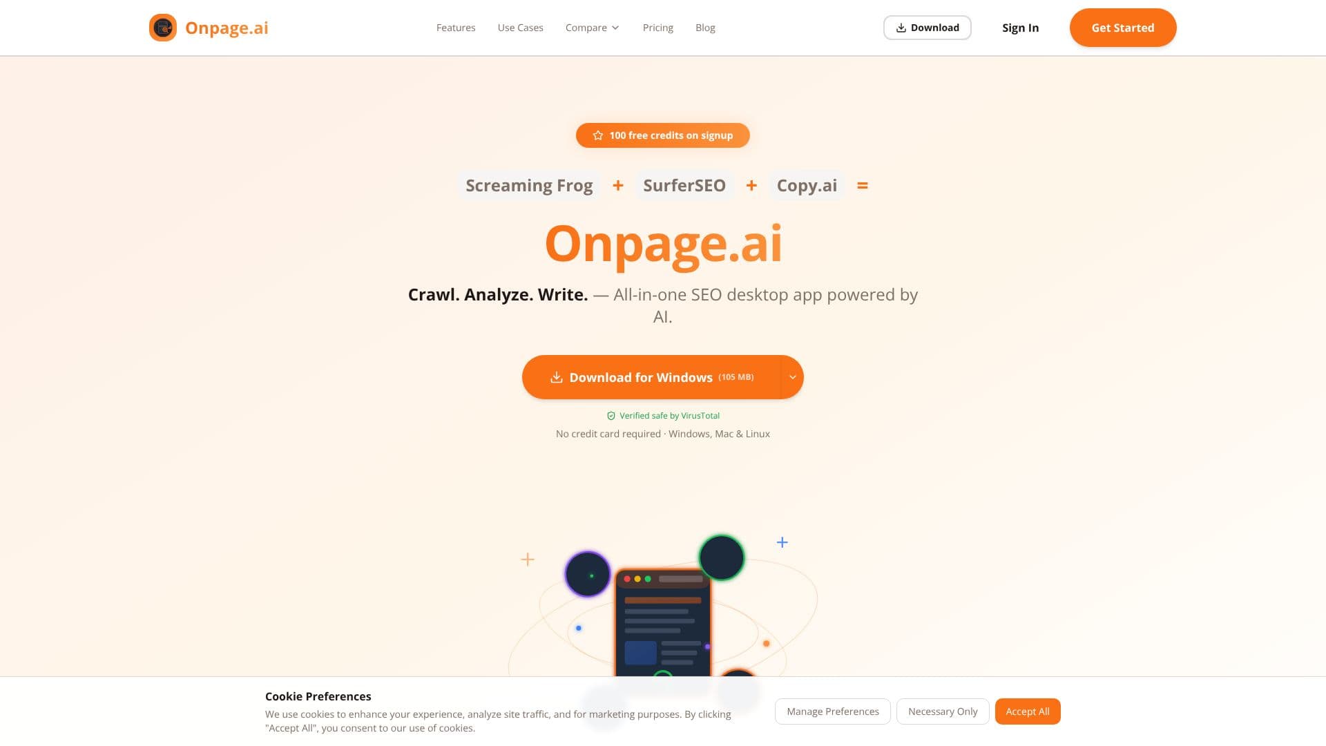 Screenshot von Onpage.ai - SEO Desktop App