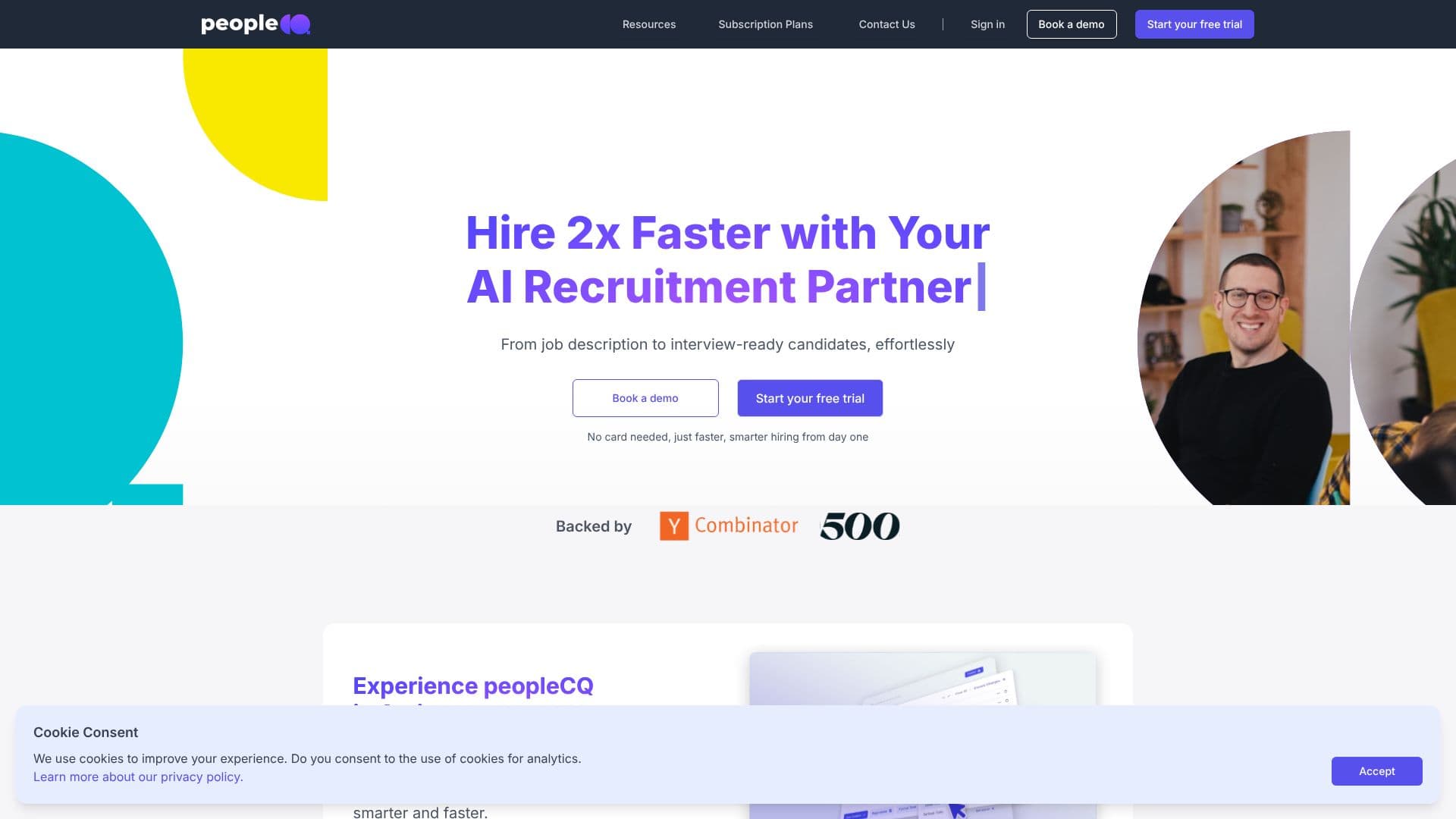 peopleCQ screenshot
