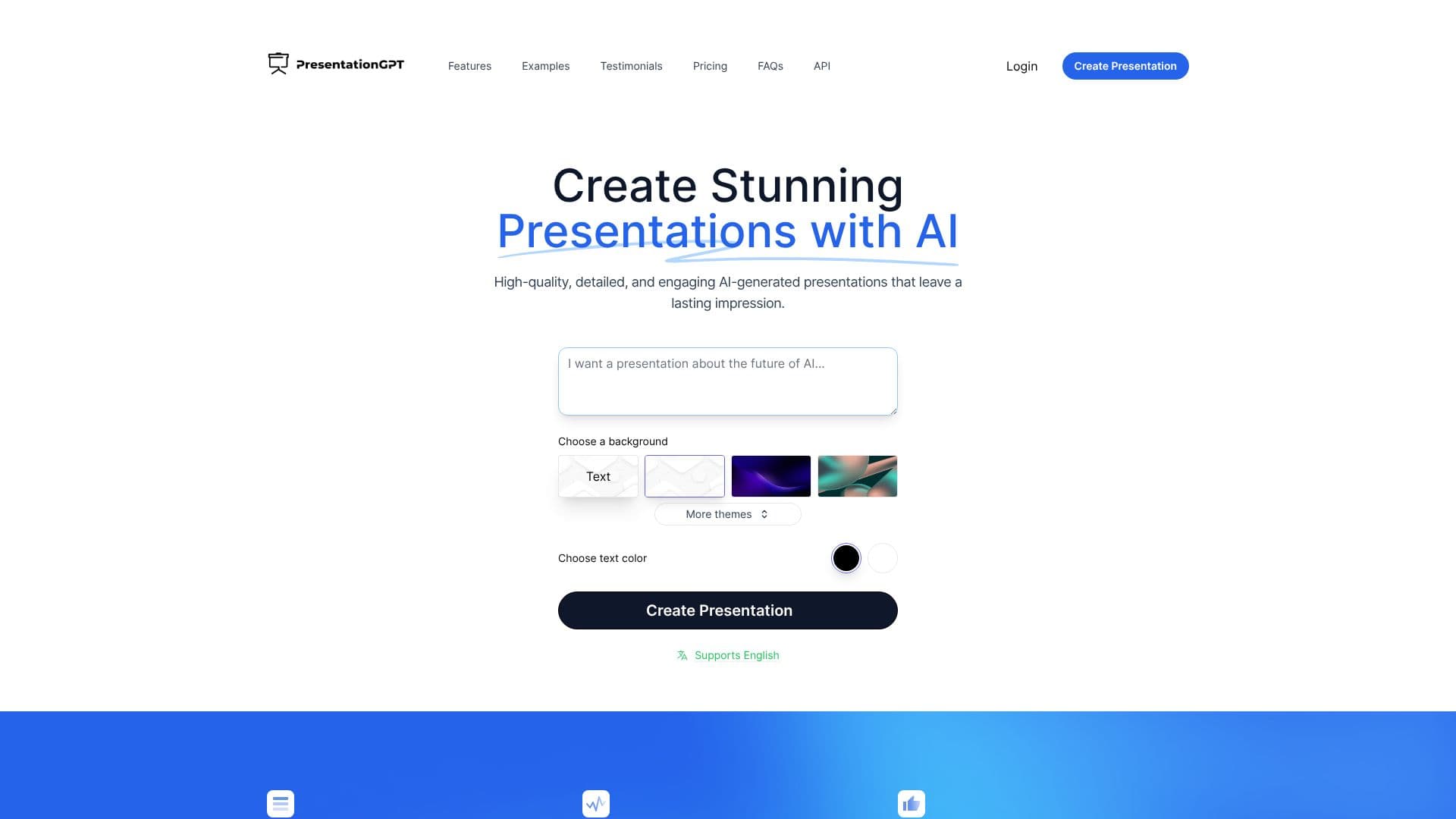 PresentationGPT 截图