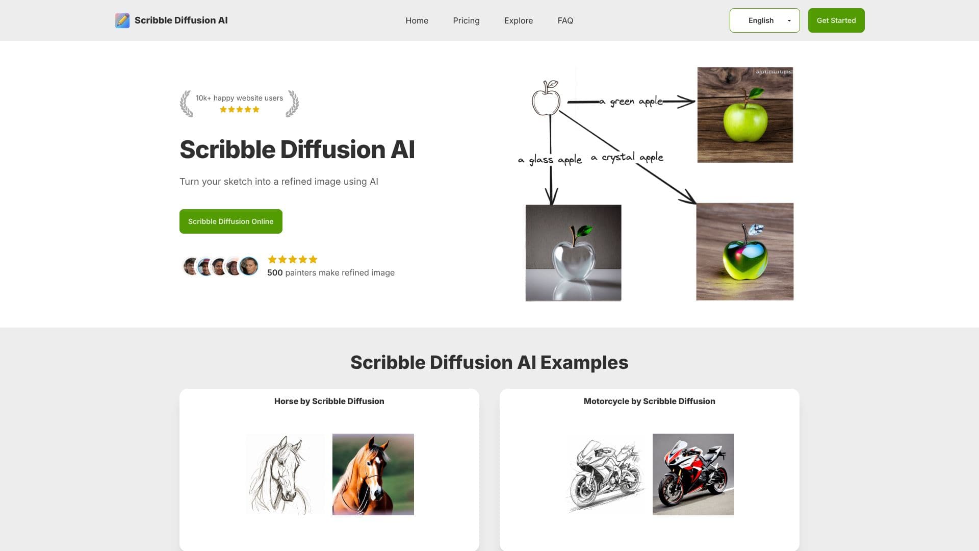 Scribble Diffusion AI screenshot