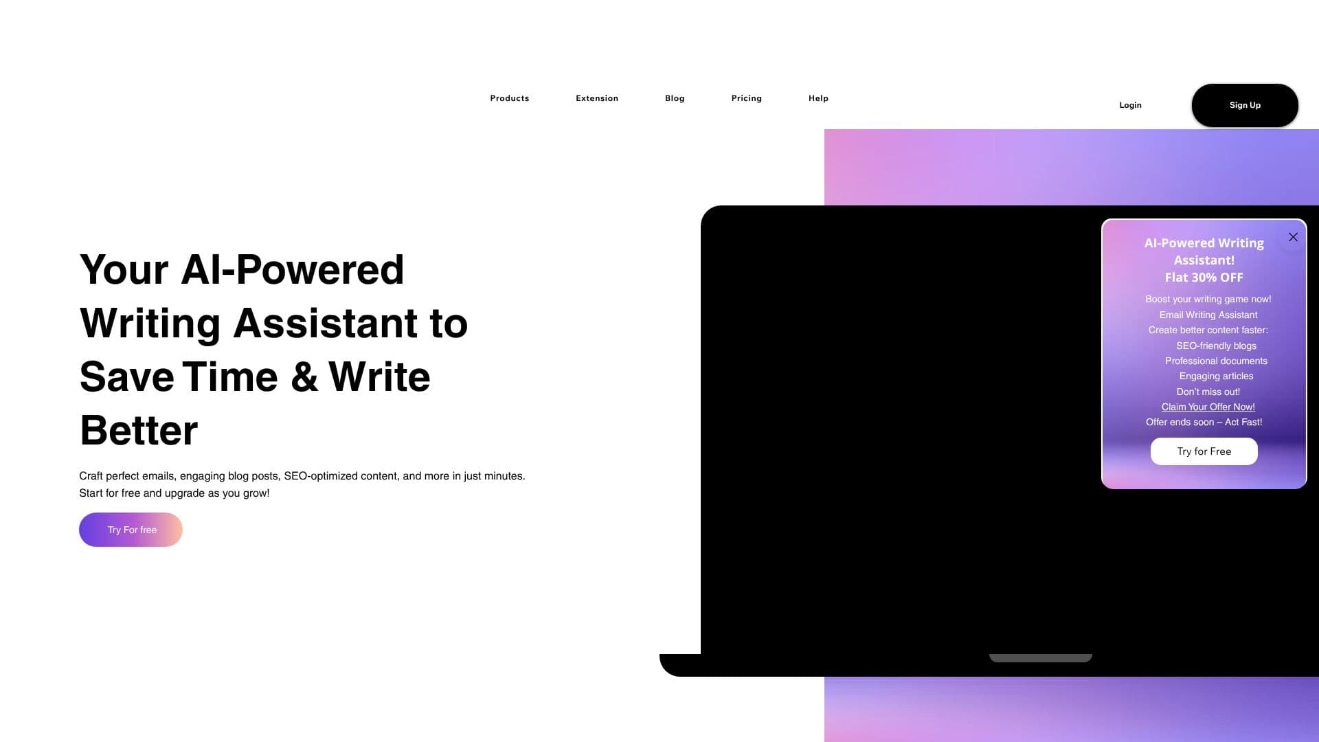 ScriboWriter AI 写作助手 截图