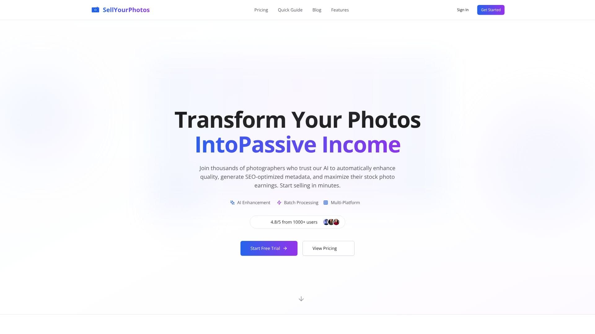 SellYourPhotos のスクリーンショット