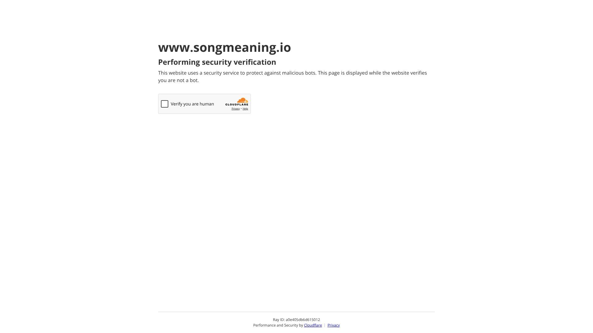 Screenshot von SongMeaning.io