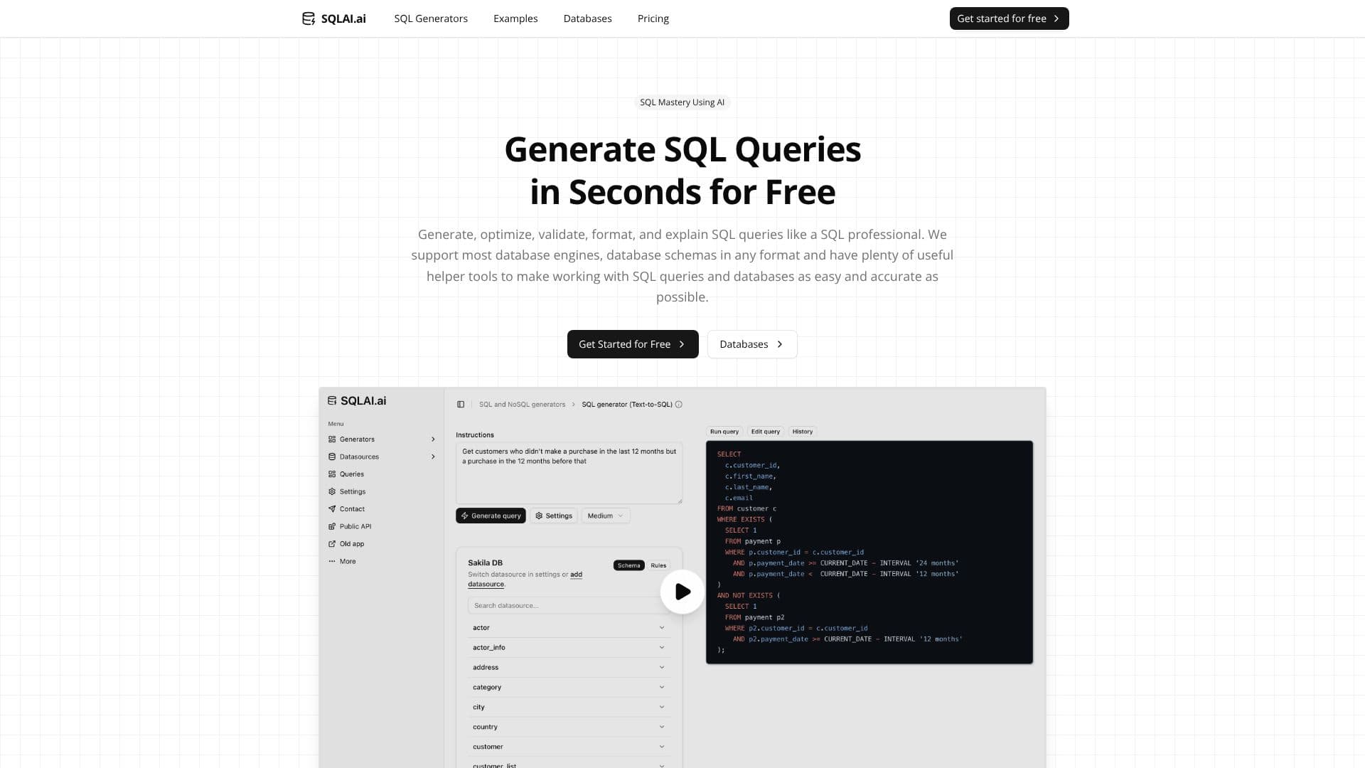 SQLAI.ai 截图