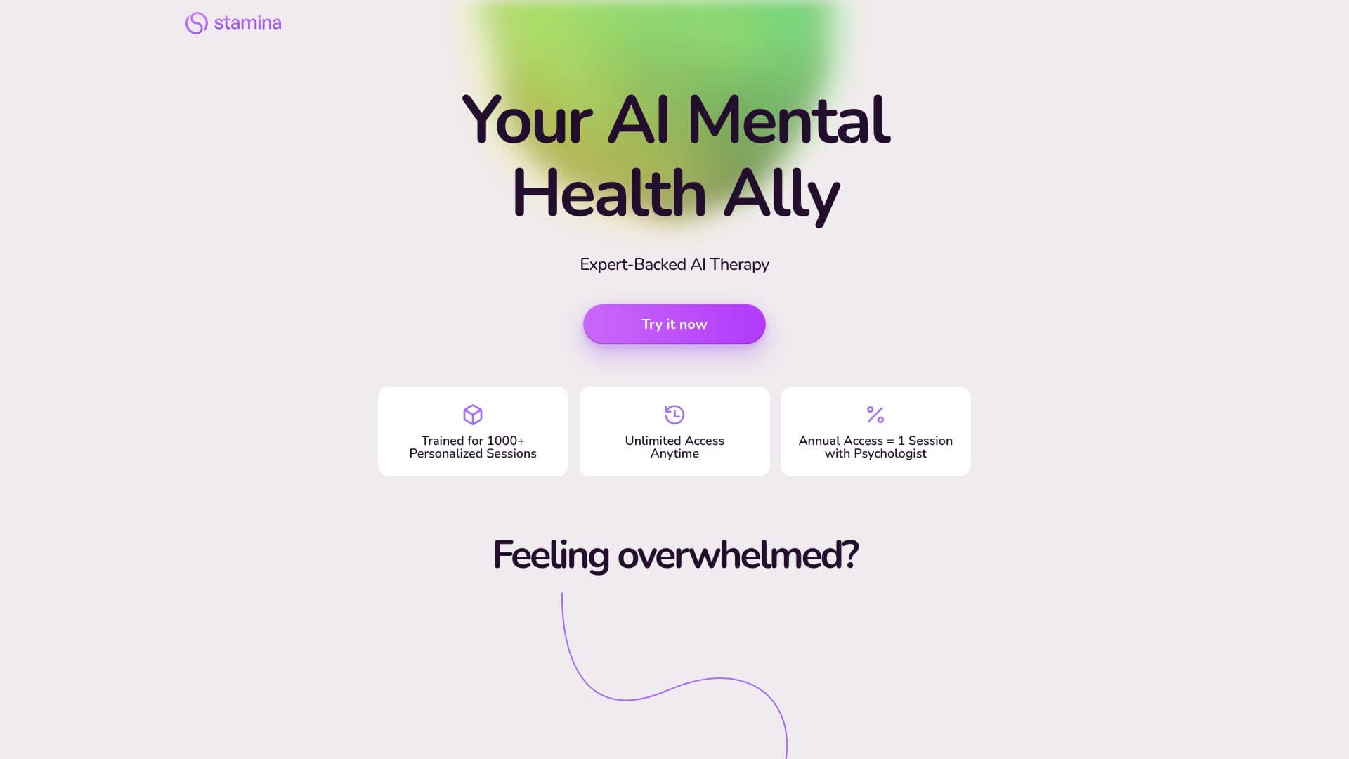 Stamina AI Therapy 스크린샷