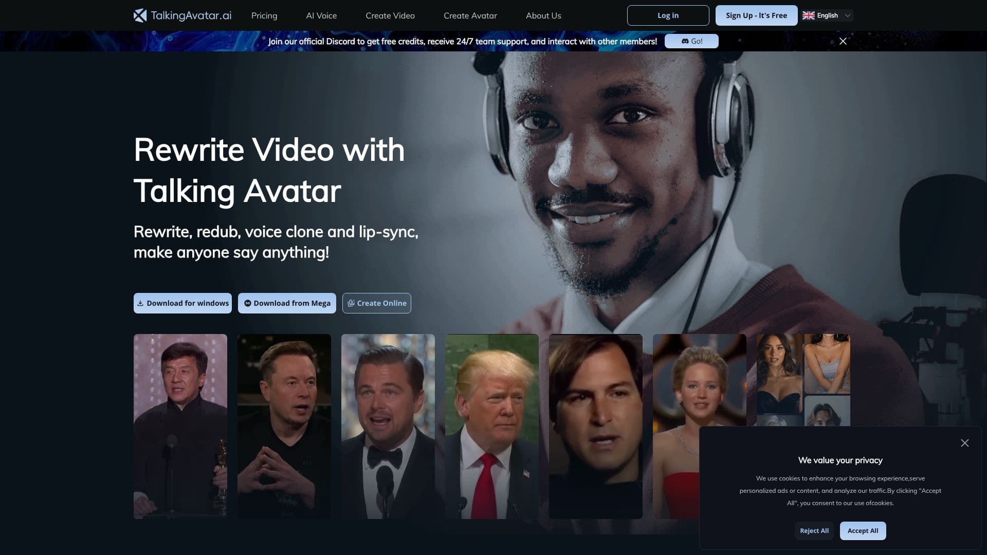 Captura de pantalla de TalkingAvatar AI