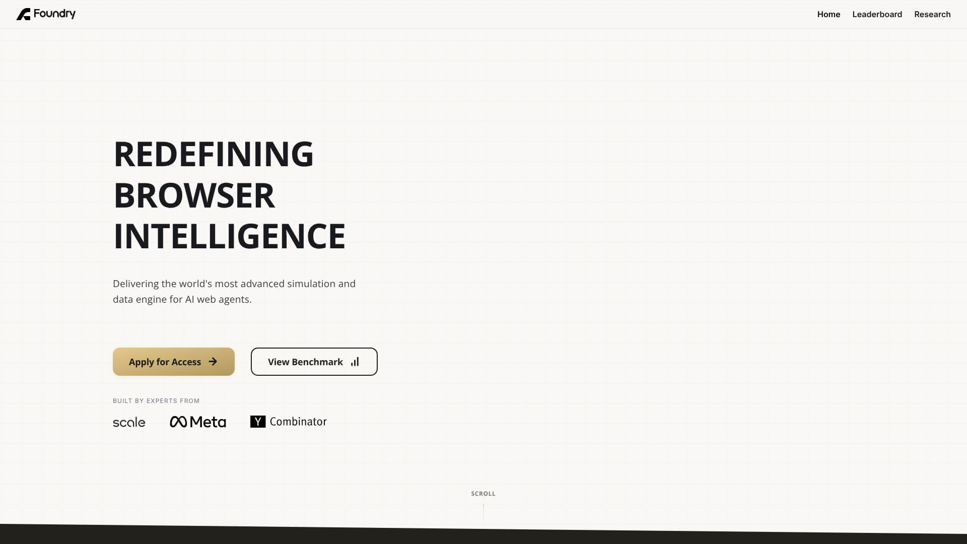 Foundry - AI 웹 에이전트 스크린샷