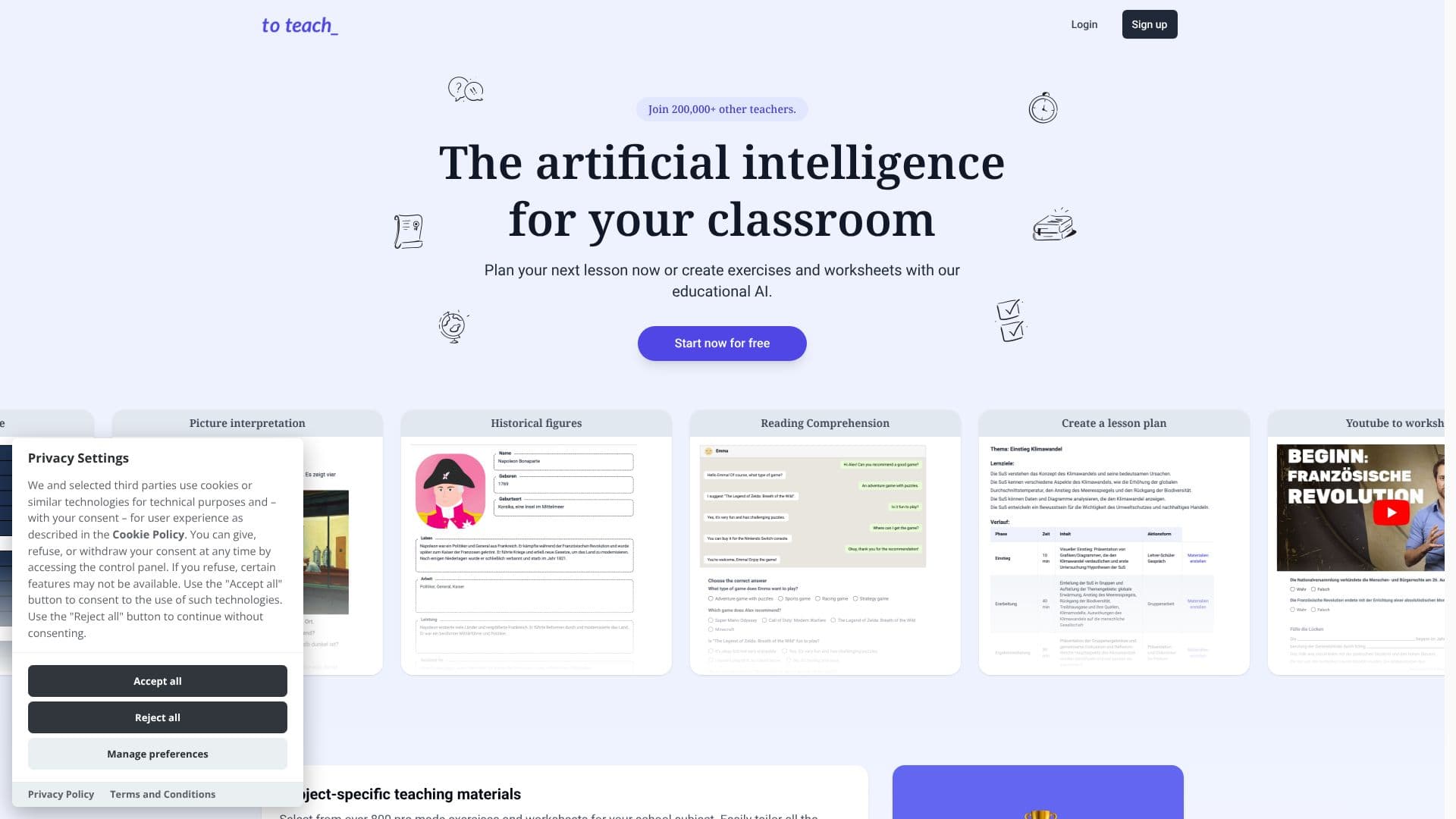 To Teach AI screenshot