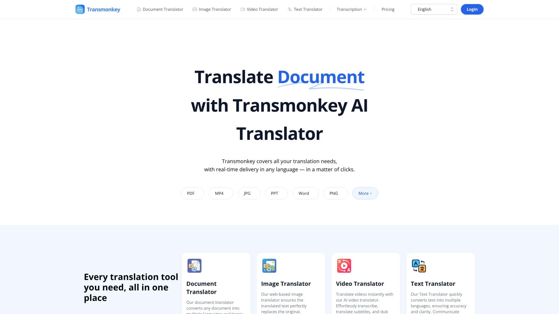 لقطة شاشة لـ Transmonkey AI Translator