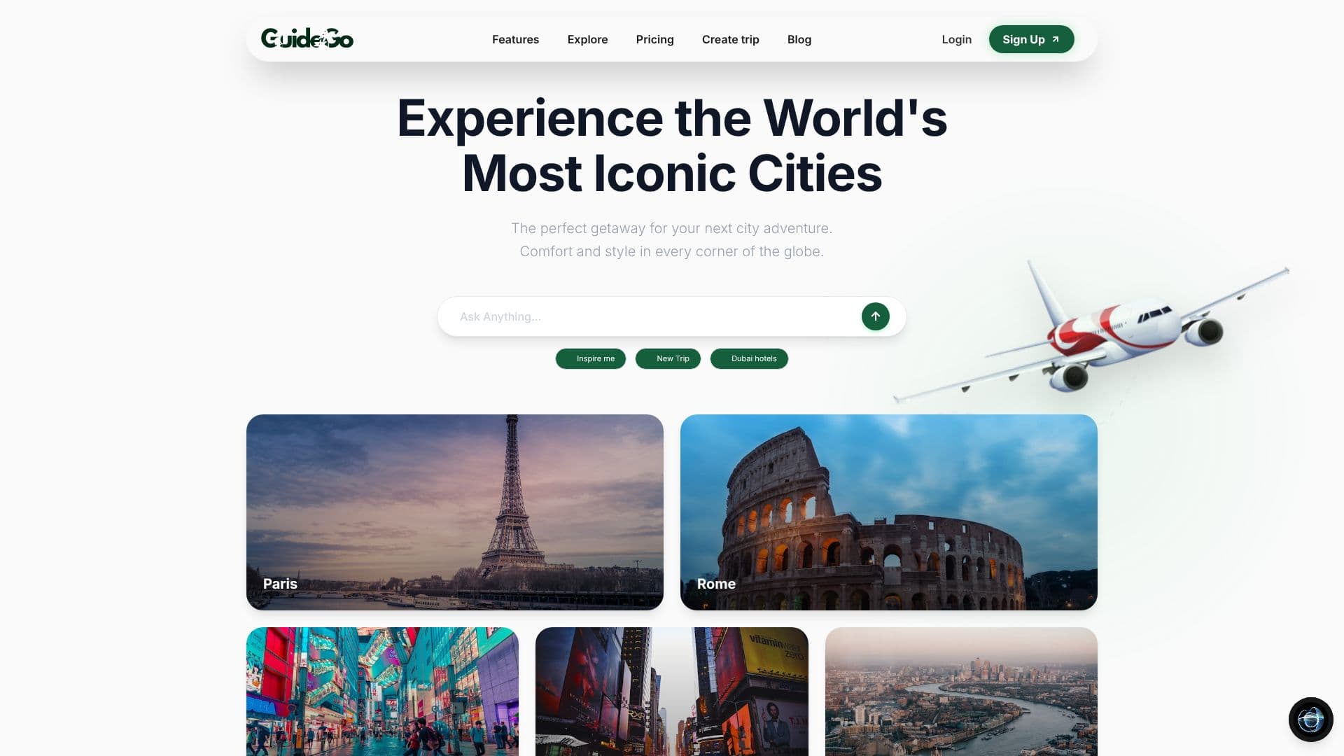 GuideGo AI Travel Planner screenshot
