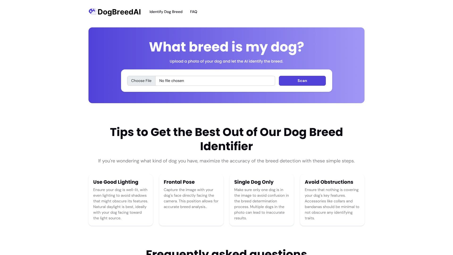 Dog Breed Identifier 스크린샷