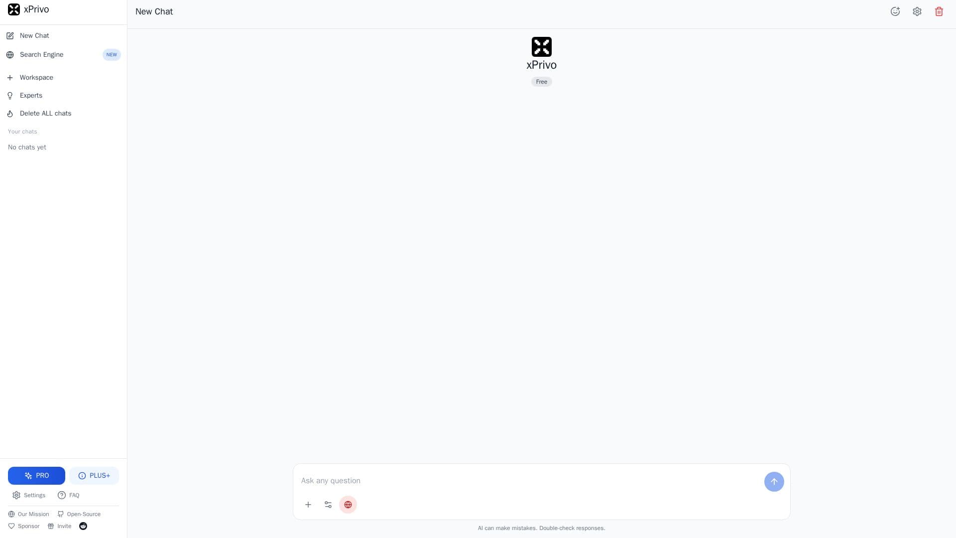 xPrivo - 개인 AI 채팅 어시스턴트 screenshot