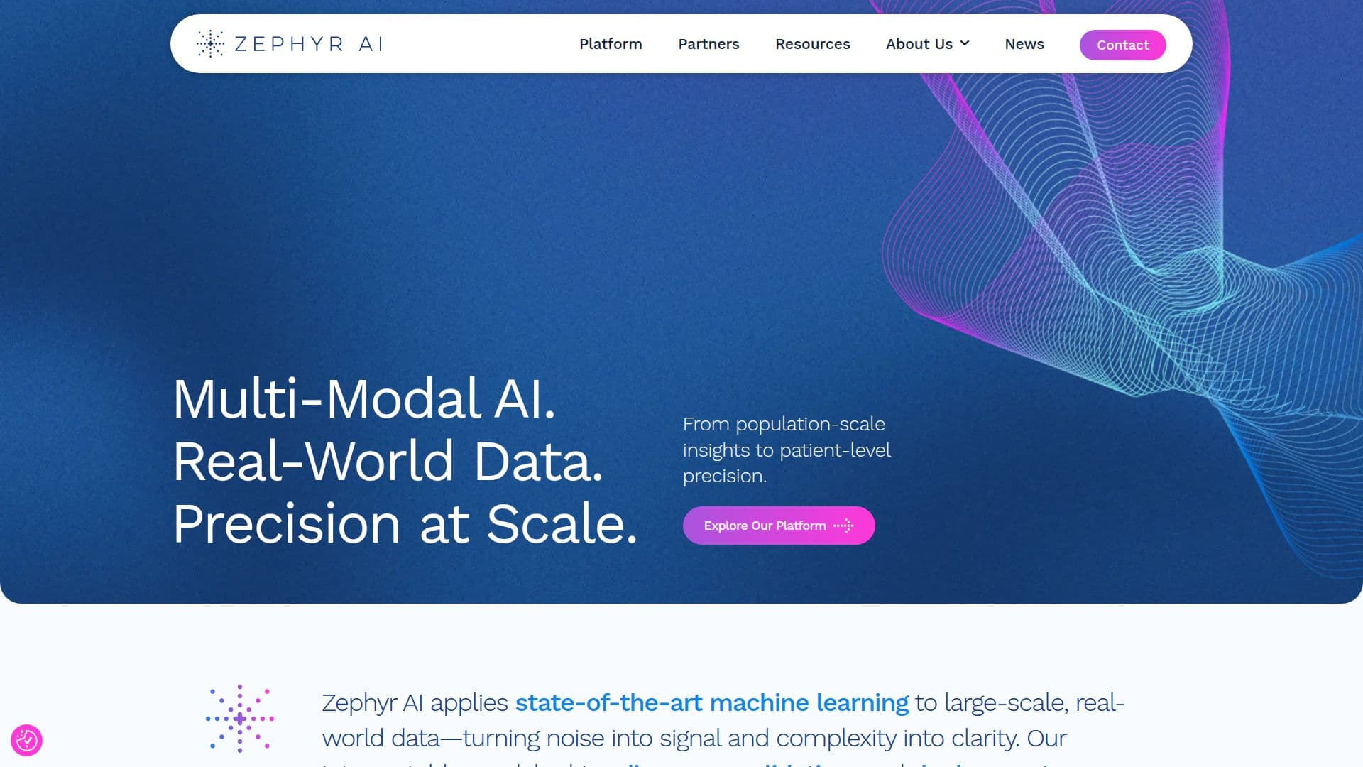 Zephyr AI screenshot
