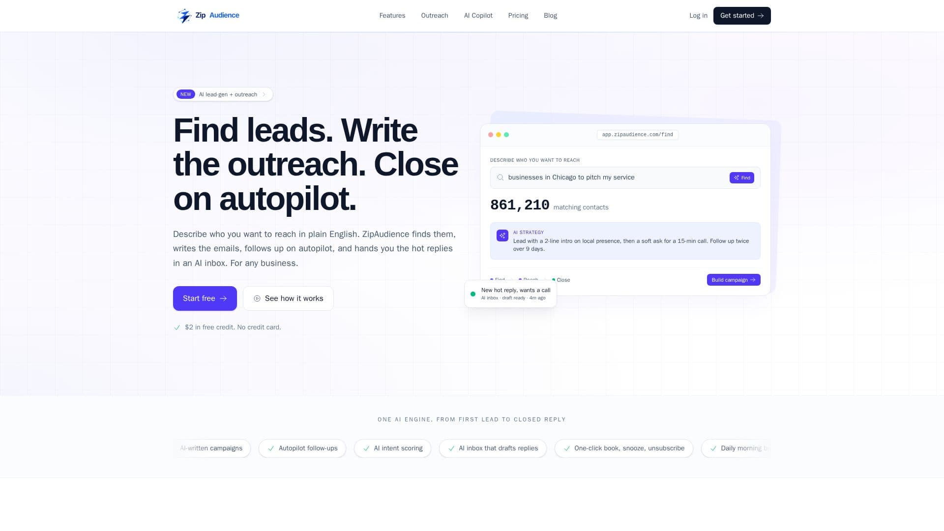 Скриншот ZipAudience