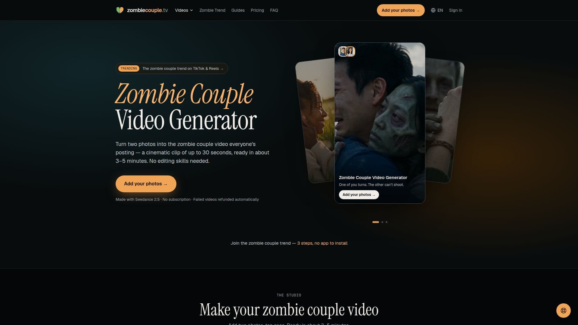 ZombieCouple のスクリーンショット