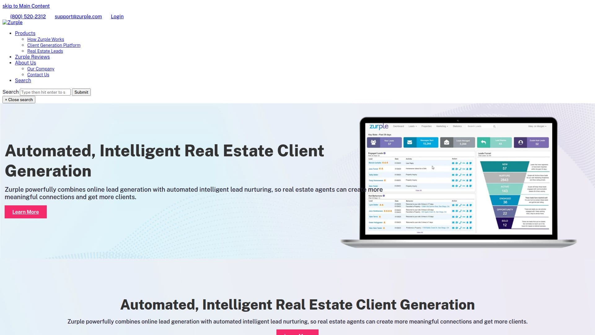 Zurple: Real Estate Client Generation screenshot