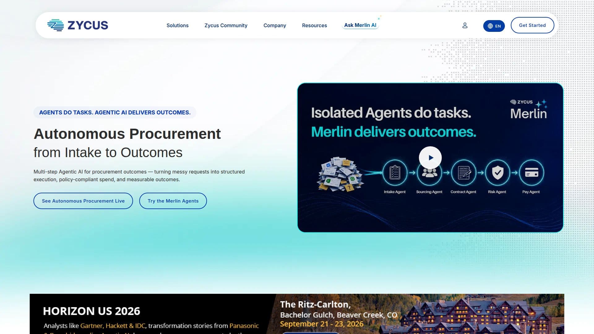 Zycus Autonomous Procurement screenshot