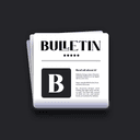 Bulletin: تطبيق قراءة الأخبار المدعوم بالذكاء الاصطناعي logo
