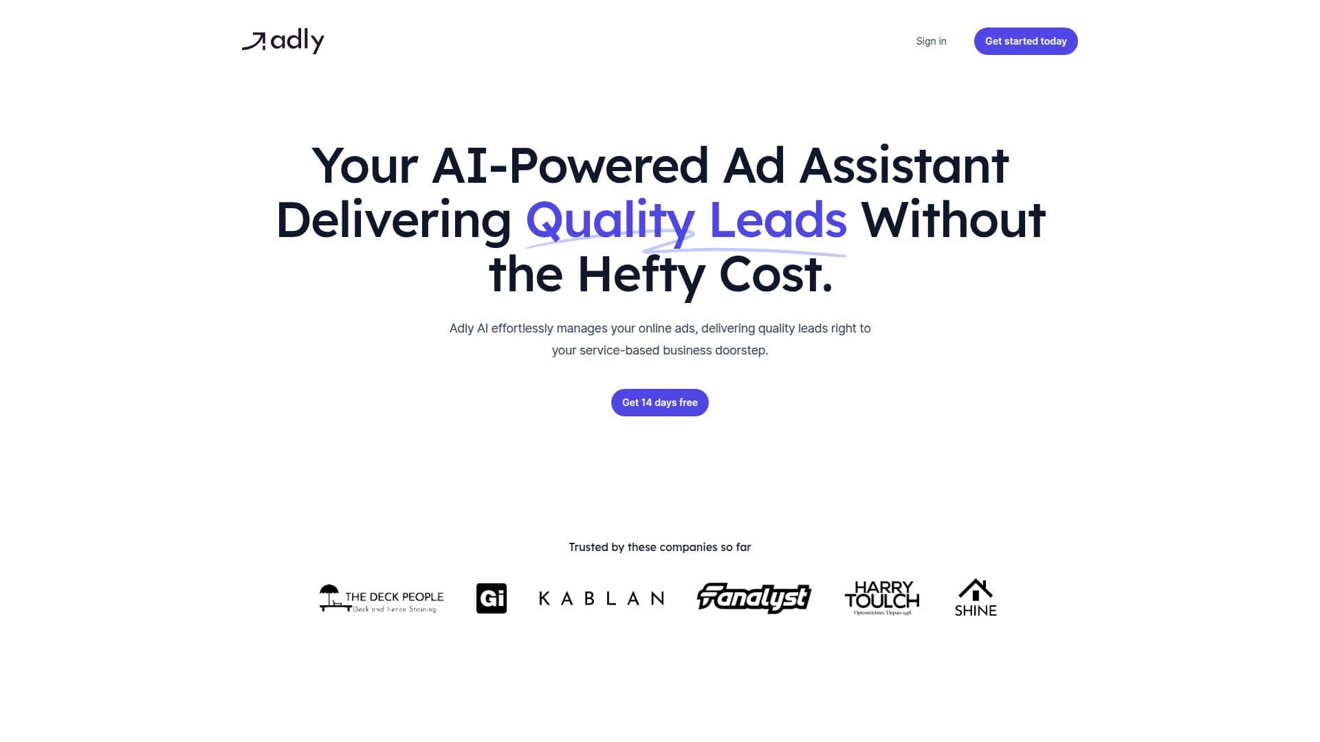Adly.ai - Assistente de Marketing screenshot