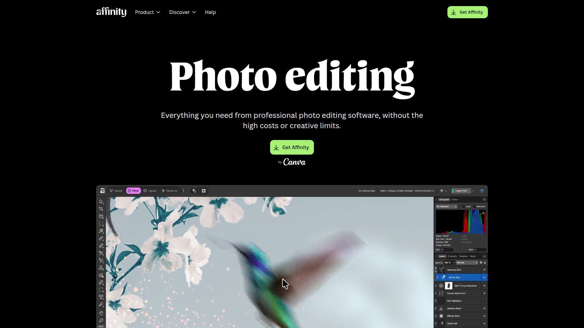 Affinity Photo screenshot