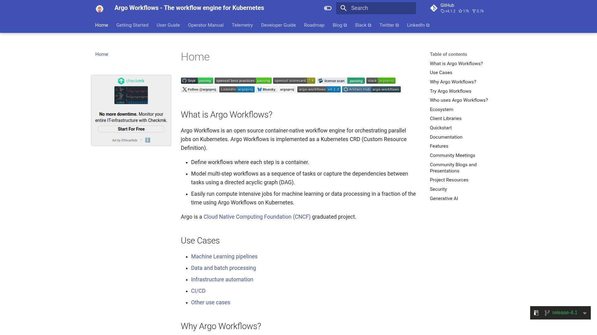 Argo Workflows - محرك سير العمل في Kubernetes screenshot