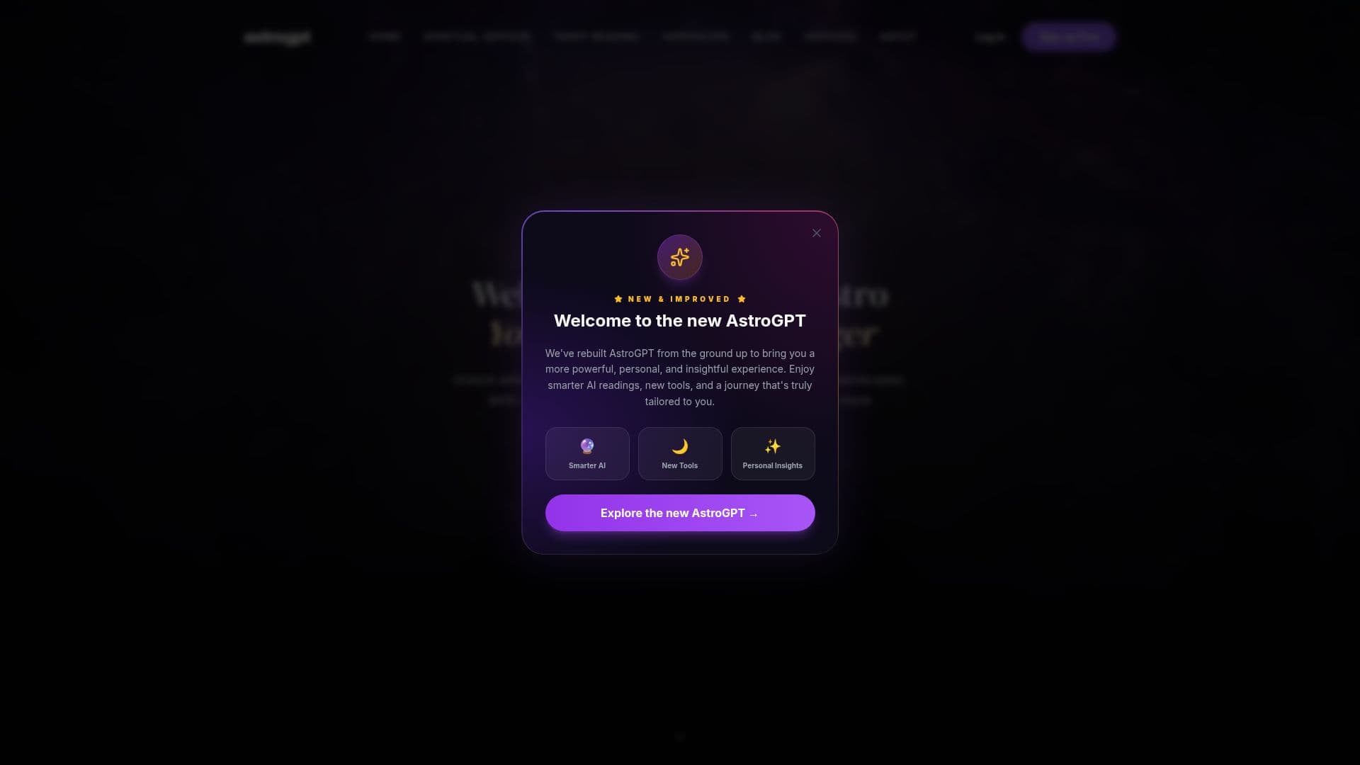 AstroGPT - Astrólogo Pessoal de IA screenshot