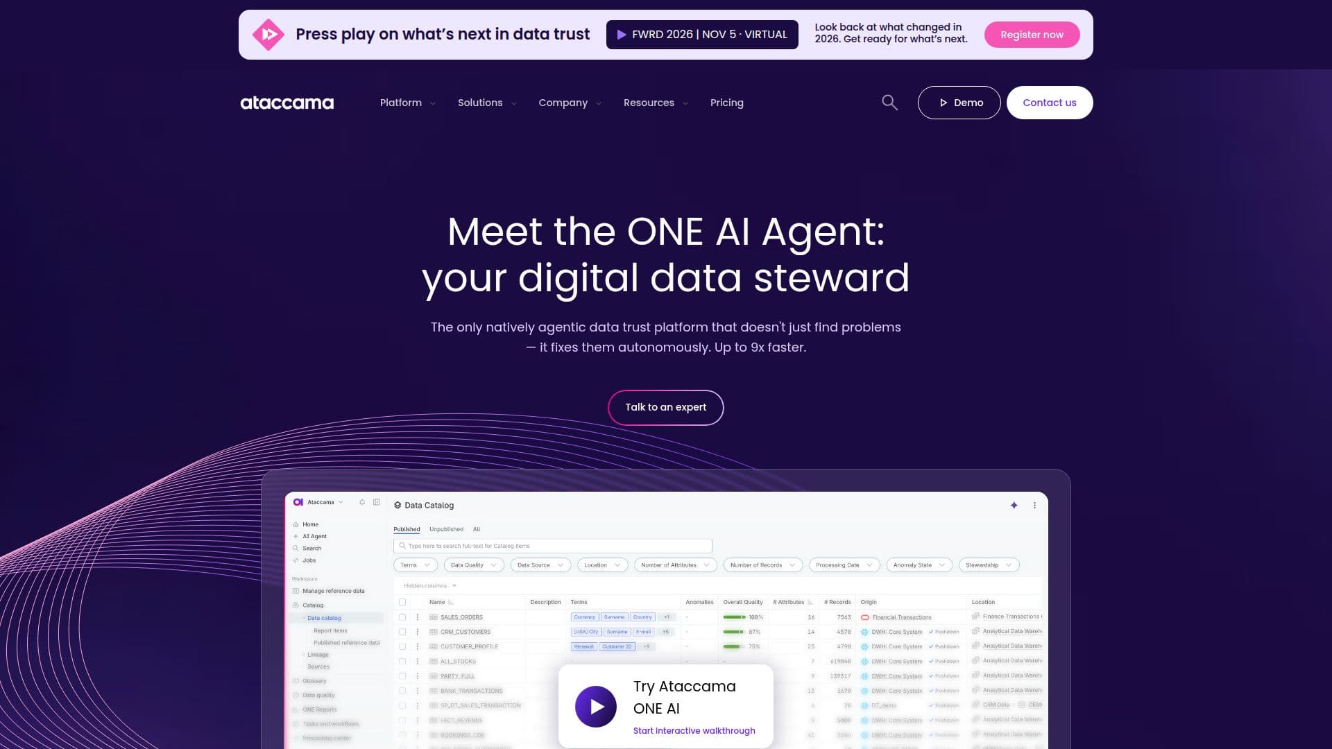 Ataccama ONE AI screenshot